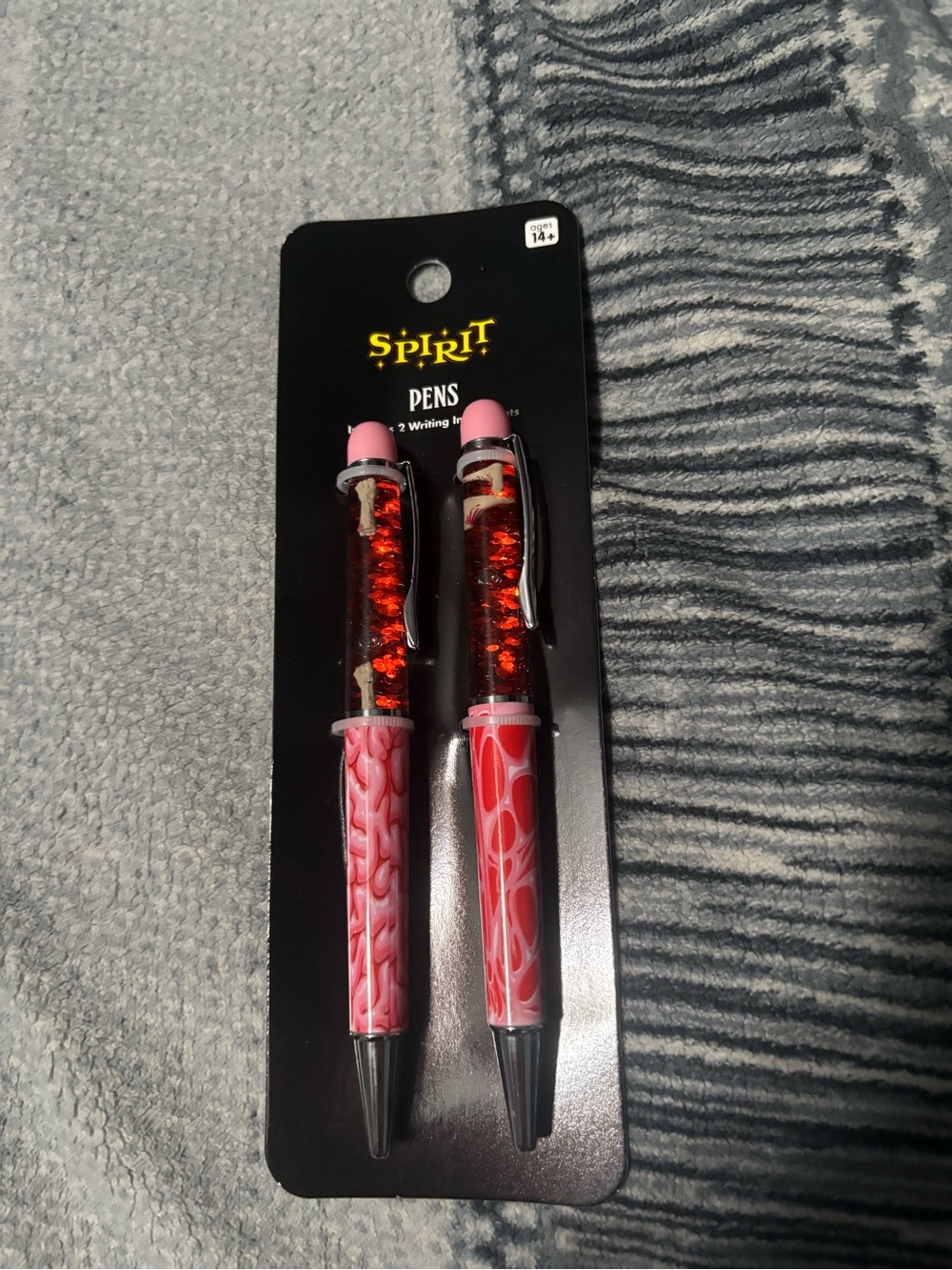 Spirit Pink and Red Decorative Gel Pens - 2 Pack